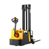 Apollolift Counterbalanced Electric Walkie Straddle Stacker with 118" Lift and 1212 lb Cap Pallet Stacker - A-3031
