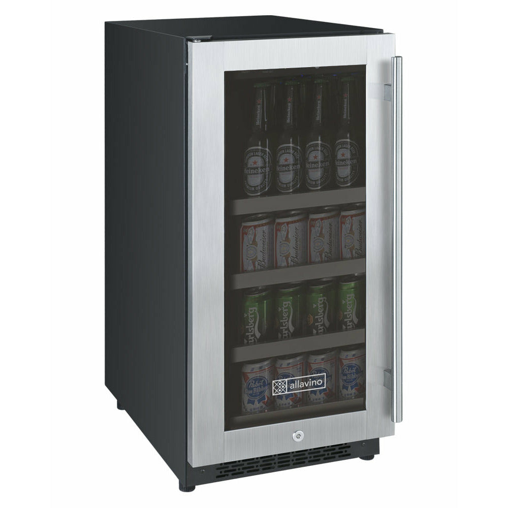 Allavino 15 Wide FlexCount II Tru-Vino Stainless Steel Beverage Cente –  OceanViewCity