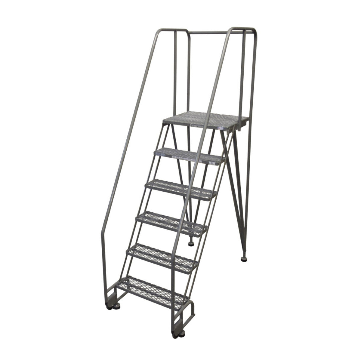 Cotterman Stainless Steel Straddle Base TiltNRoll Rolling Ladder - 4 ...