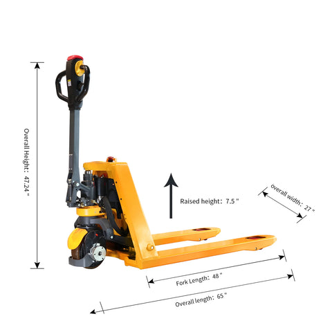 Apollolift Lithium Full Electric Pallet Jack Lithium Power Pallet Jack ...