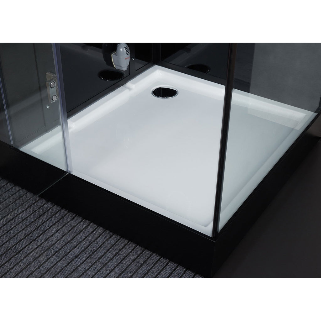 Maya Bath Arezzo Steam Shower Tub Combo w Smart TV 37