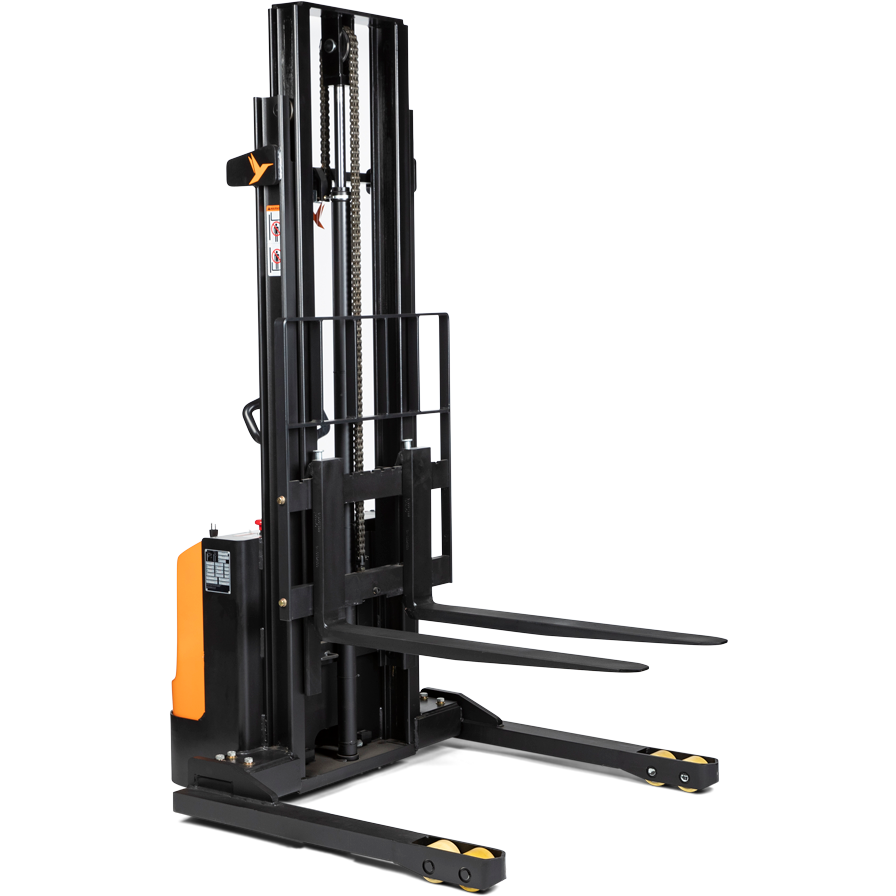 Walkie stacker, Straddle stacker