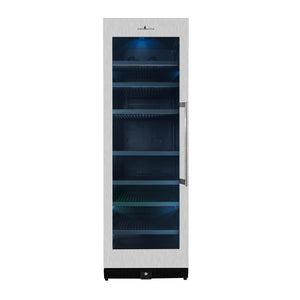 KingsBottle 72" Large Beverage Refrigerator With Clear Glass Door - KBU170BX