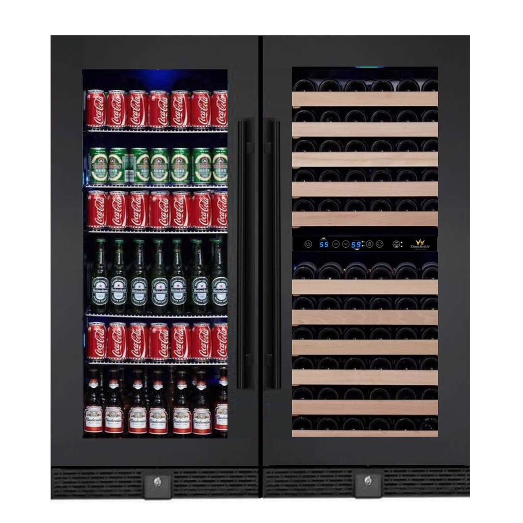 Wine beverage combo fridge hot sale
